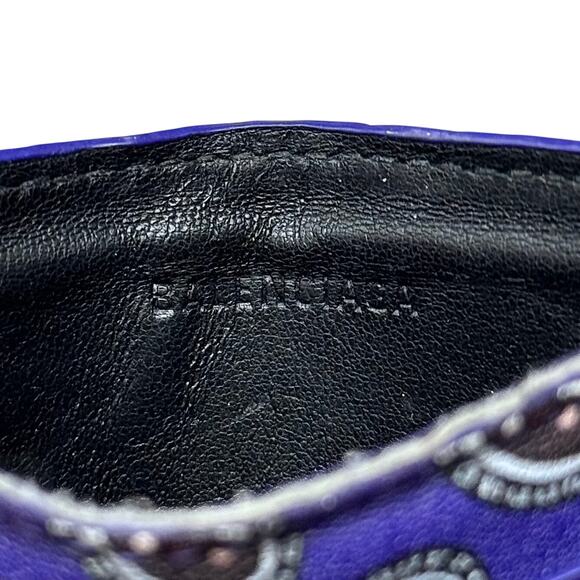 Balenciaga Paisley Cardholder Wallet - Picture 6 of 14